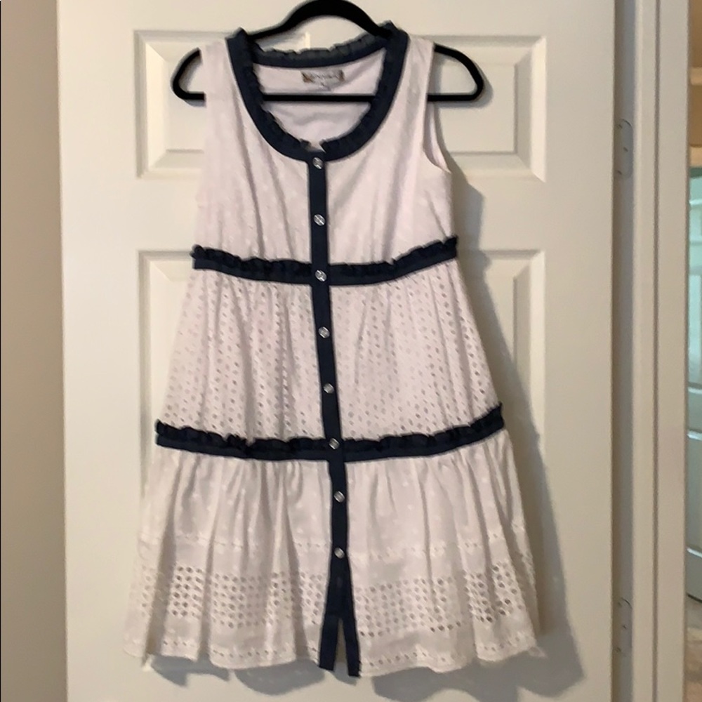 Denim and White Summer Dress